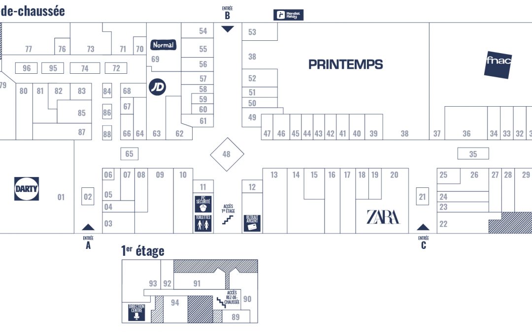 plan du centre